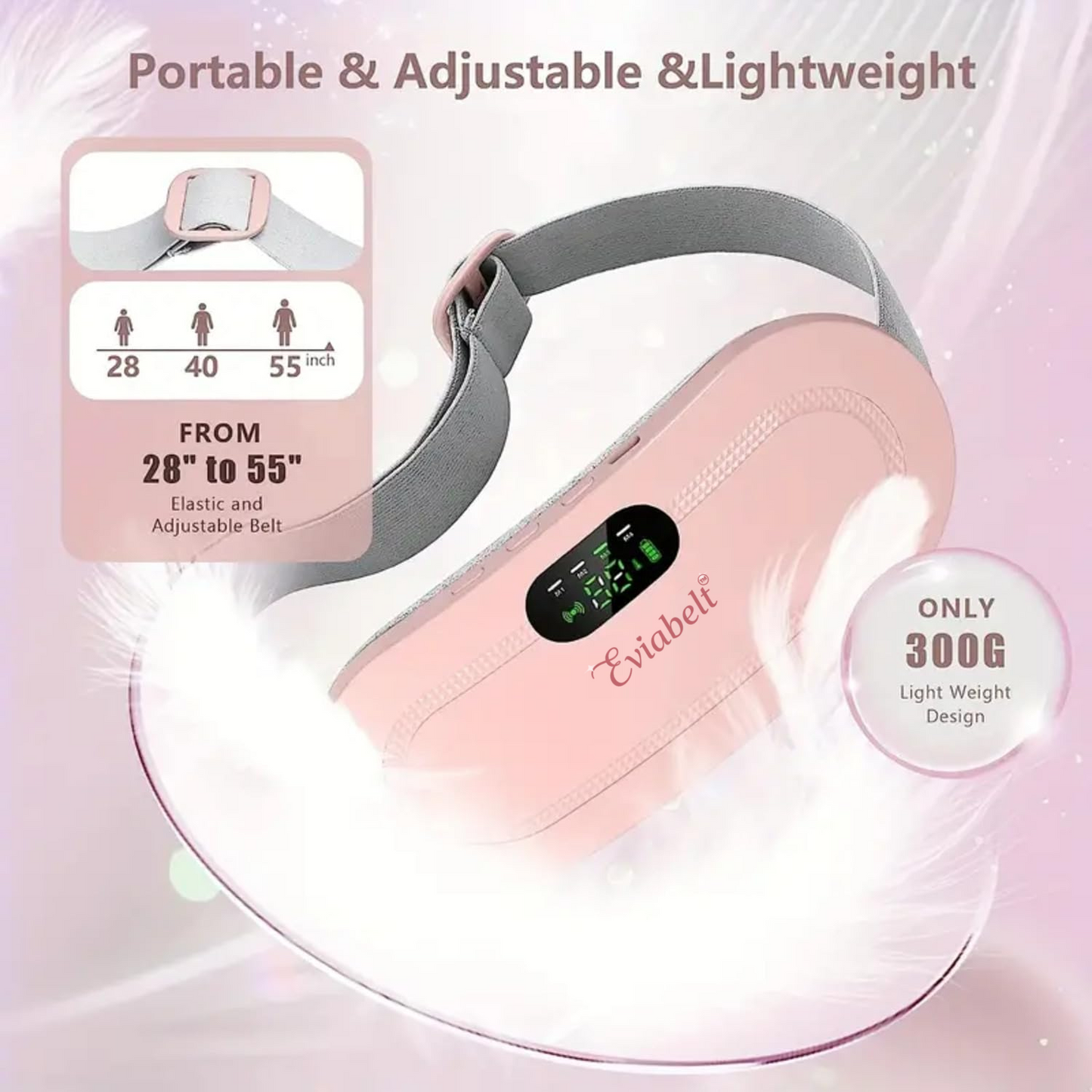 Eviabelt™ Menstrual Heating Pad Massager