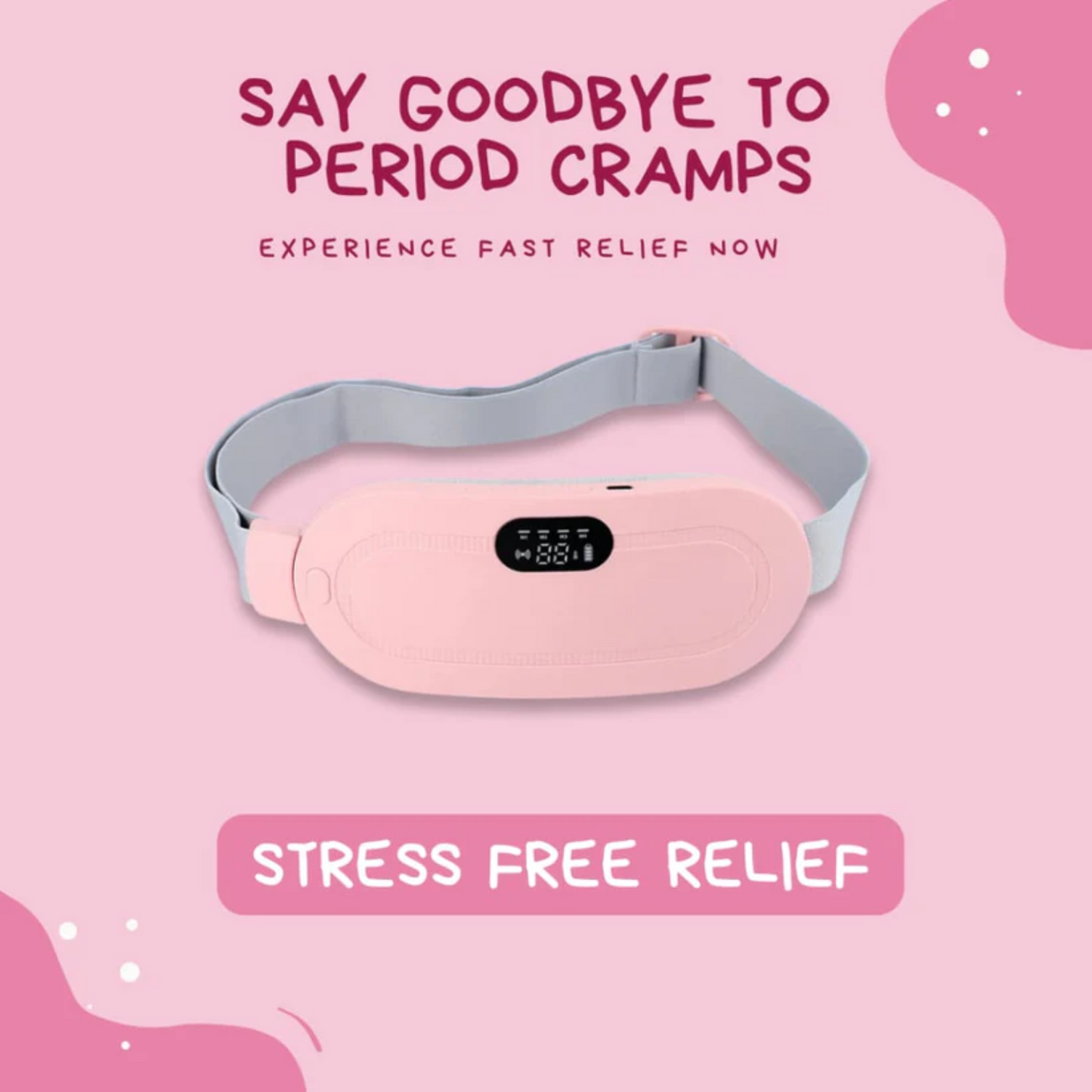Eviabelt™ Menstrual Heating Pad Massager