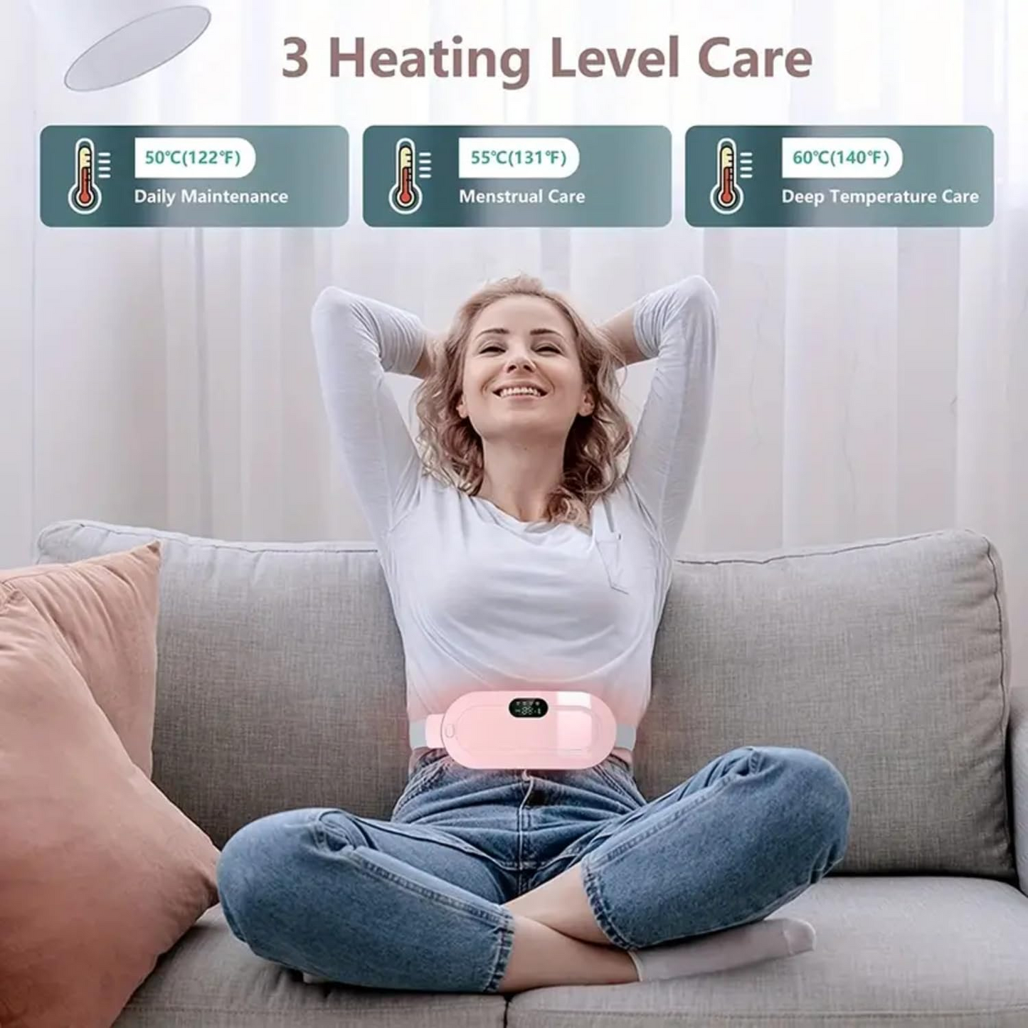 Eviabelt™ Menstrual Heating Pad Massager