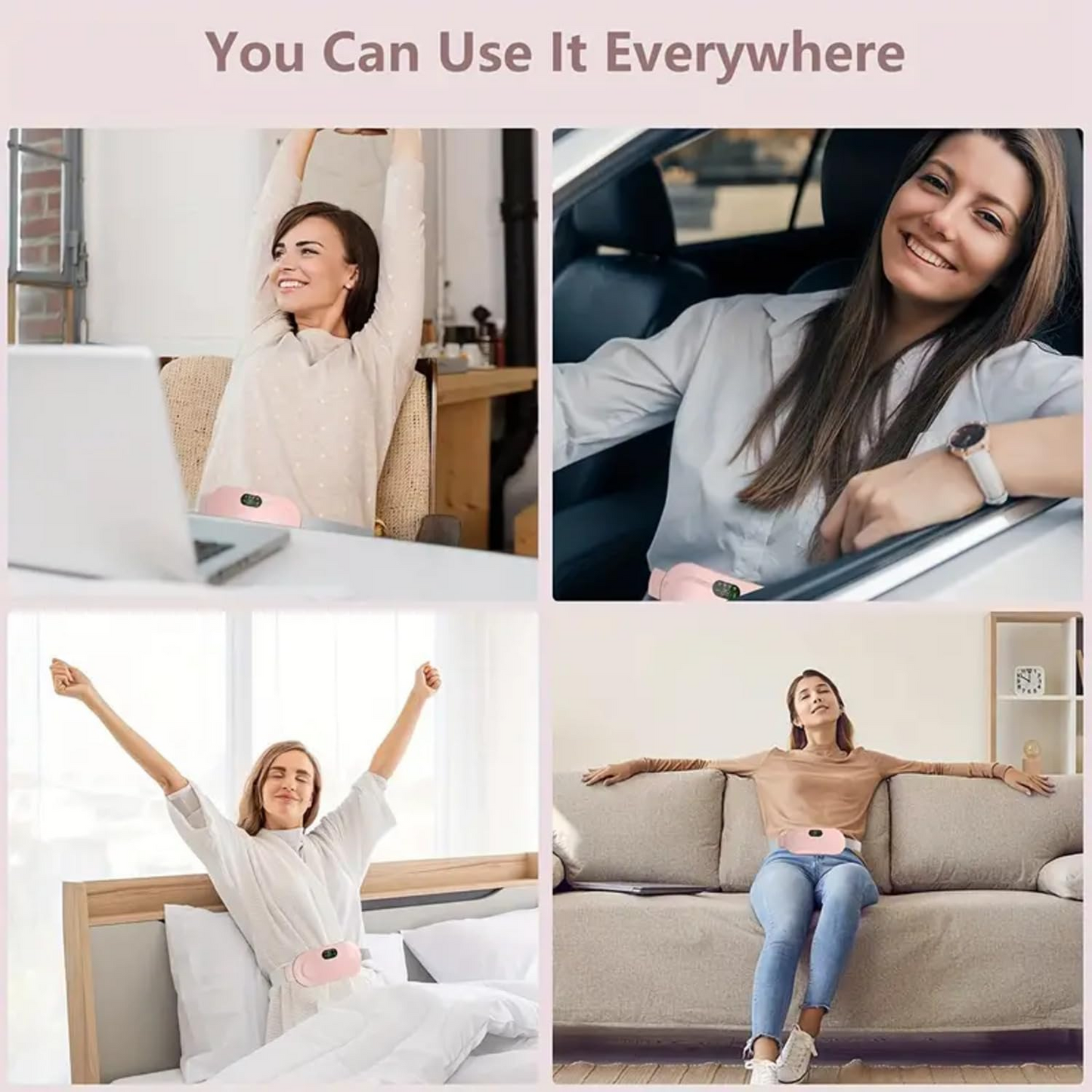 Eviabelt™ Menstrual Heating Pad Massager